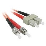 Patch Cable Fiber Optic Mmf Duplex Lszh Sc / St 62.5/125 1m