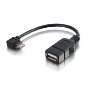 Mobile Device USB Micro-b To USB Device Otg Adapter Cable 15cm