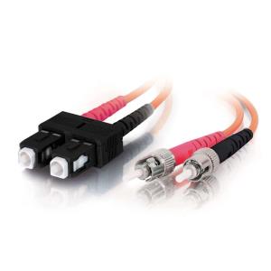 Fibre Optic Cable Sc-st 62.5/125 Om1 Duplex Multimode Pvc (lszh) Orange 15m