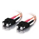 Fibre Optic Cable Sc-sc 50/125 Om2 Duplex Multimode Pvc (lszh) Orange 20m