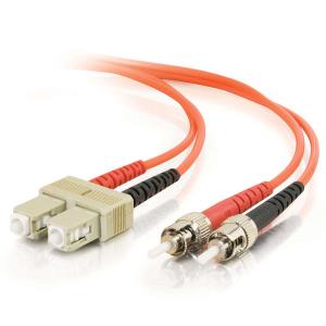 1m SC/ST LSZH Duplex 50/125 Fibre Cable