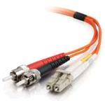 Fibre Optic Cable Lc-st 50/125 Om2 Duplex Multimode Pvc (lszh) Orange 10m