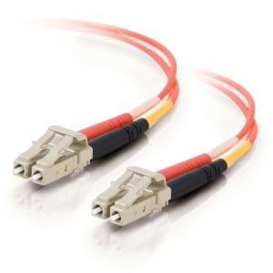 Fibre Optic Cable Lc-lc 50/125 Om2 Duplex Multimode Pvc (lszh) - Orange 30m