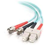 Fibre Optic Cable Sc-st 10GB 50/125 Om3 Duplex Multimode Pvc (lszh) Blue 7m