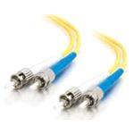 Fibre Optic Cable St-st 9/125 Os1 Duplex Singlemode Pvc (lszh) Yellow 1m