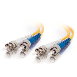 Fibre Optic Cable St-st 9/125 Os1 Duplex Singlemode Pvc (lszh) Yellow 2m