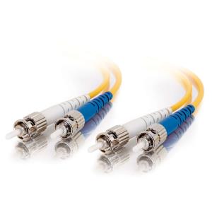 Fibre Optic Cable St-st 9/125 Os1 Duplex Singlemode Pvc (lszh) Yellow 15m