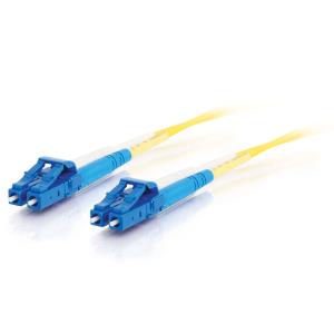 Fibre Optic Cable Lc-lc 9/125 Os1 Duplex Singlemode Pvc (lszh) Yellow 3m