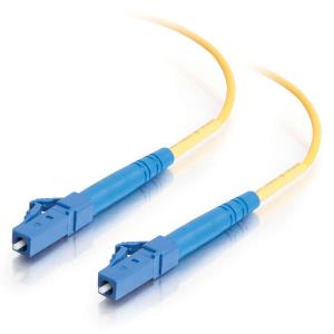 Fibre Optic Cable Lc-lc 9/125 Os1 Duplex Singlemode Pvc (lszh) Yellow 5m