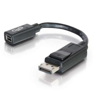 DisplayPort Male To Mini DisplayPort Female Adapter Converter Black 15cm