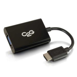 Cable Hdmi To Vga Dongle With Power + 3.5mm Audio