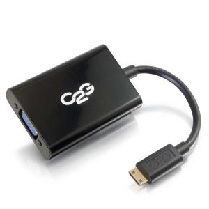 Cable Mini Hdmi To Vga Dongle Power +3.5mm (80504)