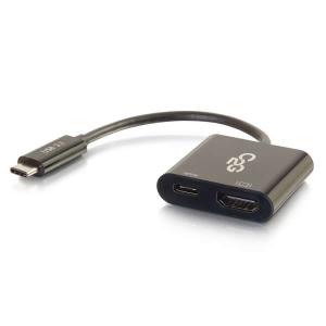 USB-C to HDMI+USB-C Charging Black