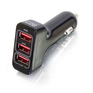 USB Car Charger 5V 2.4A Smart Ic - 3 Port