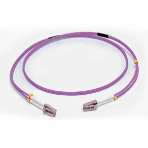 LC/LC OM4 LSZH Fibre Patch - Purple 1m