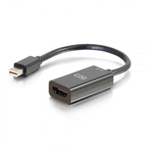 Mini DisplayPort Male to HDMI Female Passive Adapter Converter 4K 30Hz 20cm