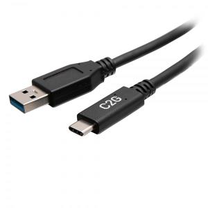 USB-C Male to USB-A Male Cable - USB 3.2 Gen 1 (5Gbps) 15cm