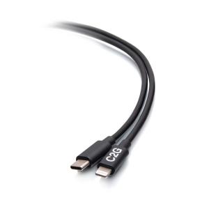 USB-C Male to Lightning Male Sync and Charging Cable - Black 2m