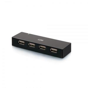 USB-A Hub 4-Port with 5V 2A Power Supply