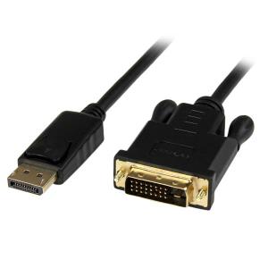 DisplayPort To DVI Active Adapter Converter Cable - Dp To DVI - Black 2m