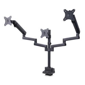 Triple Monitor Desk Mount For Up To Three 27in Screens, Vesa 75x75/100x100, Tool