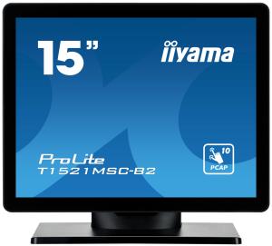 Touch Monitor - ProLite T1521MSC-B2 - 15in - 1024x768 (XGA) - Black