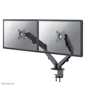 Full Motion Monitor Desk Mount For 17-27in 2 Screens - Black