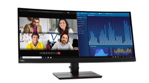 Curved USB-C Monitor - ThinkVision P34w-20 - 35in - 3440x1440 (WQHD) - 4ms IPS Speakers 99% sRGB