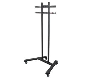 B-tech Flat Screen Floor Stand/trolley (up To 50inc/50kg) Black