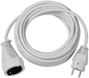230v Extension Cable Schuko, White - 1168460