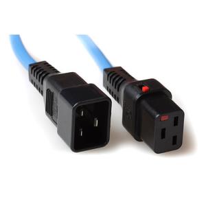 Connection Cable - 230v C19 Lockable - C20 Blue 2m